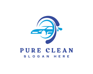 Splash Cleaning Car logo design