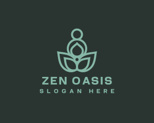 Meditation - Healing Plant Meditation logo design