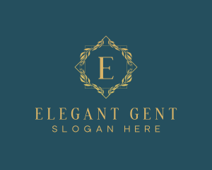 Elegant Luxury Wreath logo design