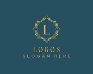 Royal - Elegant Luxury Wreath logo design