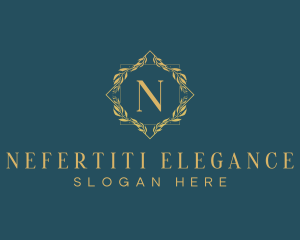 Elegant Luxury Wreath logo design