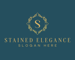 Elegant Luxury Wreath logo design