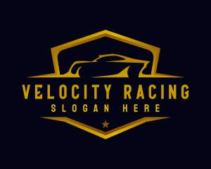 Race Car Garage  logo design