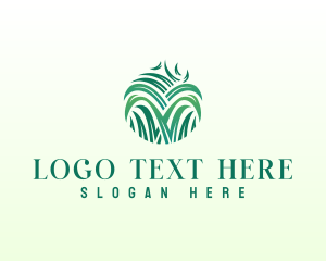 Leaf - Organic Grass Landscaping logo design