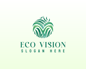 Organic Grass Landscaping logo design