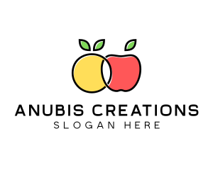 Citrus Apple Fruit  logo design