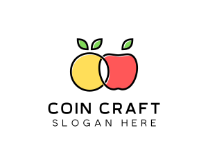 Citrus Apple Fruit  logo design