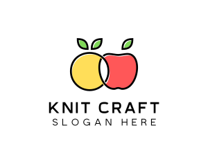 Citrus Apple Fruit  logo design