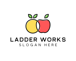 Citrus Apple Fruit  logo design