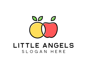 Citrus Apple Fruit  logo design