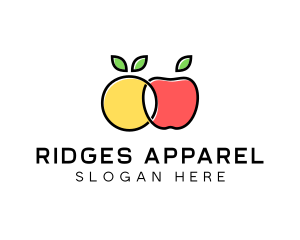 Citrus Apple Fruit  logo design