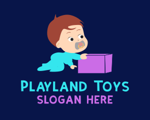 Toy - Baby Toy Block logo design
