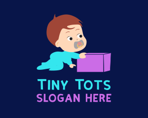 Babysitter - Baby Toy Block logo design