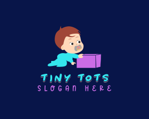 Babysitter - Baby Toy Block logo design