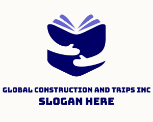 Purple Book Hug Logo