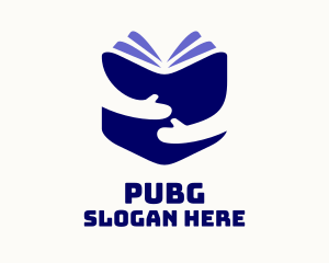 Purple Book Hug Logo