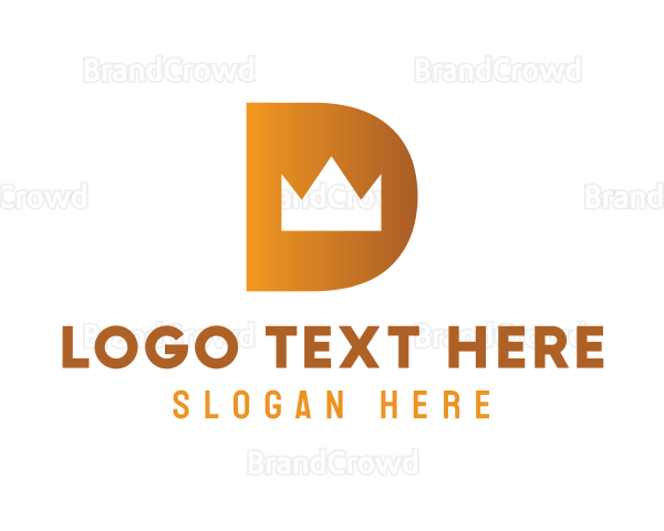 Royal Letter D Logo