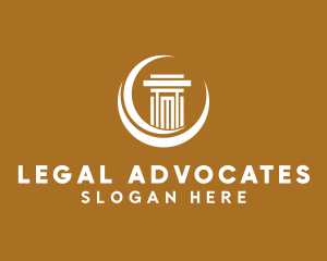 Crescent Column Legal Advisory logo design