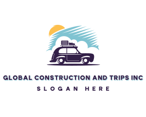 Transport Car Road Trip logo design