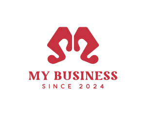 Stylish Business Firm Letter M  logo design