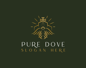 Dove Cross Church logo design