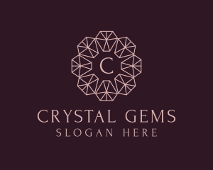 Handmade Crystal Jewelry  logo design