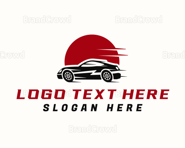 Fast Car Racing Logo