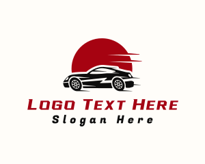 Fast Car Racing Logo