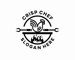 Chicken Grill Restaurant logo design