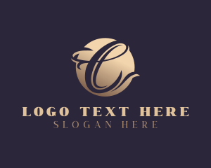 Makeup - Elegant Boutique Letter C logo design
