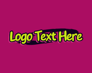 Paint - Cool Handwritten Wordmark logo design