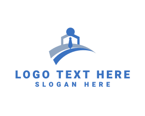 Office - Necktie Businessman Office logo design