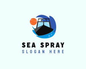  Sea Boat Ship logo design