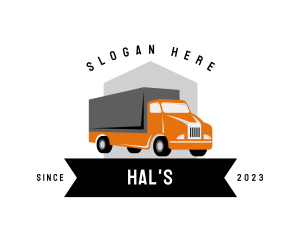 Shipping Freight Truck Logo
