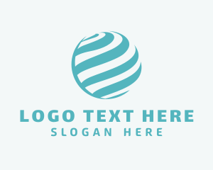 Globe - Global Financial Wave Firm logo design