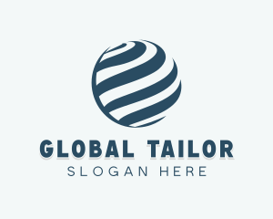 Global Financial Wave Firm logo design