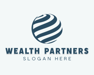 Global Financial Wave Firm logo design