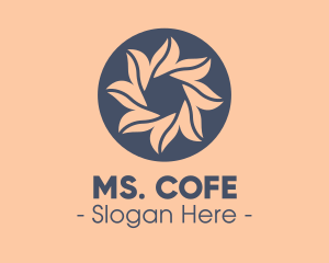 Spa Floral Emblem logo design