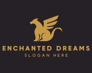 Fairytale - Mythical Griffin Creature logo design