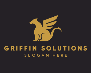 Griffin - Mythical Griffin Creature logo design