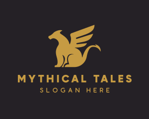 Mythical Griffin Creature logo design