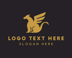 Mythical - Mythical Griffin Creature logo design