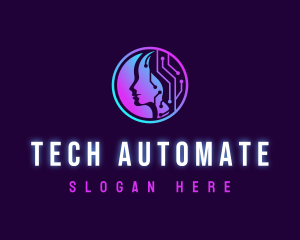 Software Human Technology logo design