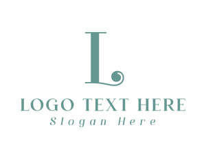 Women - Startup Company Business Letter L logo design