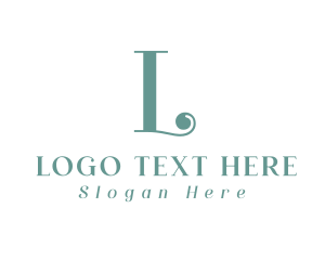 Fashion Label - Startup Company Business Letter L logo design