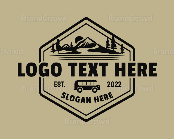 Mountain Outdoor Camper Logo