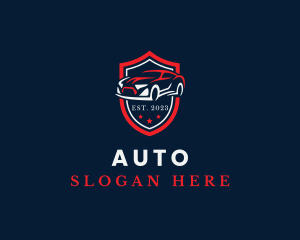 Auto Vehicle Shield logo design