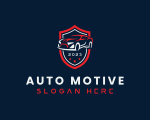 Auto Vehicle Shield logo design