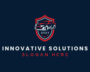 Auto Vehicle Shield logo design