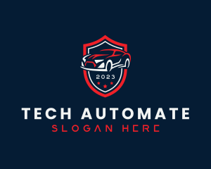 Auto Vehicle Shield logo design